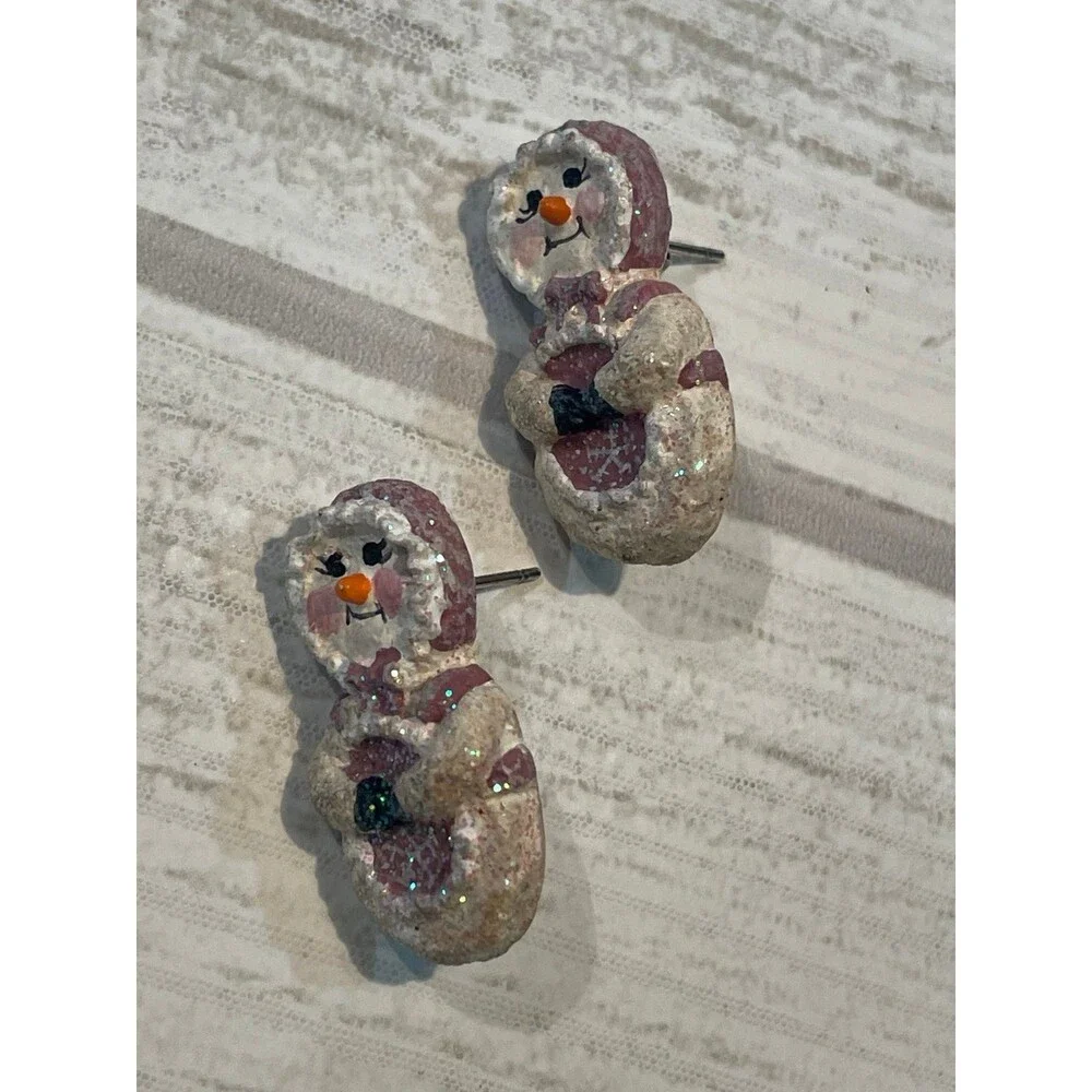 1999 Snowsnickel brooch, pen, and earrings set from a nickel to the snowsnickel